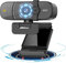 SIIIX 4K/60FPS Webcam pour PC, Full HD avec Double Microphone