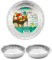 CasaChic Lot de 2 boîtes en aluminium pour gâteau moyen – Moule rond jetable pour gâteaux et pizza (Ø 20 cm)