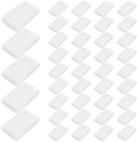 Steowsey Borrador MáGico de Esponjas de Limpieza, Borrador de Esponja para el Hogar Espuma Limpiadora Limpieza para Cocina, Muebles, AutomóViles, (Paquete de 50)