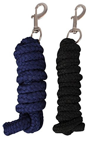 ARBO-INOX Anbindestrick Anbindeseil Führstrick Basic QHP Farbe schwarz