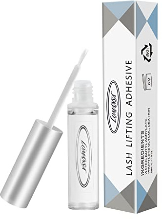 Lomansa Lash Lift Glue 1PCS, Eyelash Lift Glue Adhesive for Perming Rods, Strong Hold for Lash Lift & Brow Lamination at Home or Salon