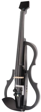 4/4 Elektrisk Fiol, Cecilio Silent Electric Violin Kolfiber Lönnträ Mute Violin för Vuxna och Nybörjare