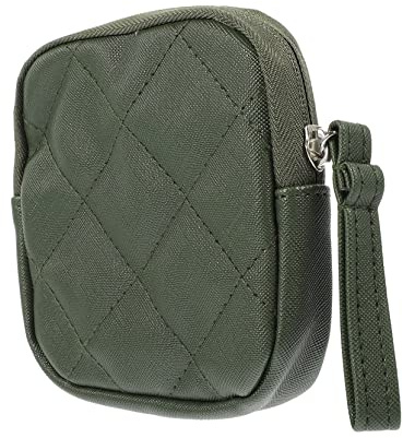 Didiseaon Compact Travel Menstrual Pad Pouch for Girls with Privacy Protection, Adorable Green Cotton and Linen Sanitary Napkin Storage Bag with Unique Cartoon Pattern for Outdoor Use