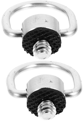 CONGARTENO 2 Pezzi Viti per Fotocamera con in Gomma Accessori Treppiede e Piastra Montaggio Sostituzione Viti per Tracolla Rapida Compatibili con Gimbal e Obiettivi