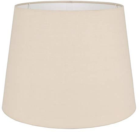 MiniSun | Large Modern Tapered Light Shade in a Beige Fabric Finish | Floor Lamps & Torchieres, Home Décor & Improvement Essential | 350mm Shade Width