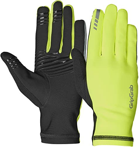 GripGrab Isolator 2 Gants Thermiques de Cyclisme Printemps-Automne Gants de Cyclisme Fins Hiver Route Gravier Gants Chauds Doublure complète des Doigts