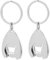 TOPPERFUN 2 Piezas ficha de carro llavero carros de la compra Moneda simbólica del carrito de compras de carrito de compras colgante extractor de carritos Metal Plata