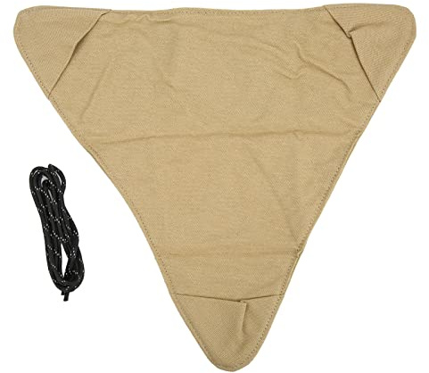 equlup Tabinet de Camping Pliant, 36,5 cm Longueur latéral Mini Tabouret de Camping Tabinet Portable imperméable en Toile Douce Tripod Chaire pour la pêche de la randonnée (Kaki)