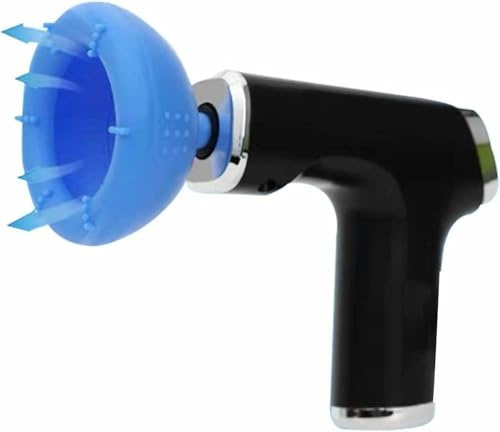 Elektrisk Bröst Spercussion Cup, 6-Speed Vibration Slemavlägsnande Enhet för sängliggande patienter, silikon CPT-hjälp för & Lung Crackles Relief