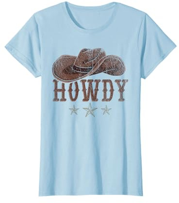 Cowboy Hat Western Country Howdy Cowboy T-Shirt