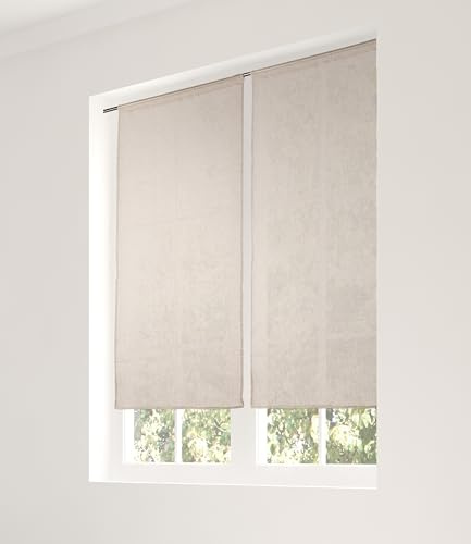 LINDER Verre en lin naturel – tissu et teint en France – Finition passepoil – Couleur écru – Dimensions 55 x 160 cm – 100 % lin – Collection Voile de Lin