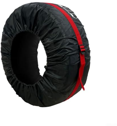Cubierta de neumático de repuesto con características a prueba de polvo e impermeables, diseño de hebilla ajustable, asa para un fácil transporte y bolsa de almacenamiento para llave (210D-3XL)