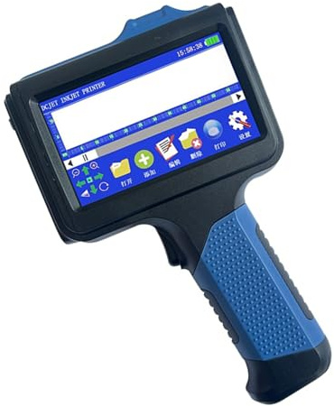 FIRSTXIU Impresoras de inyección de tinta de mano de 12,7 mm, código de barbatchcode, logotipos, fecha de caducidad, etiquetas, impresoras de inyección de tinta, impresora USB tipo C