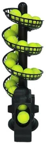 XHEILZOP Lanciapalle da Tennis Leggero for Adulti, capacità 26 Palline, Frequenza di 3,5 Secondi, Allenatore di Tennis Portatile for Allenamento Individuale