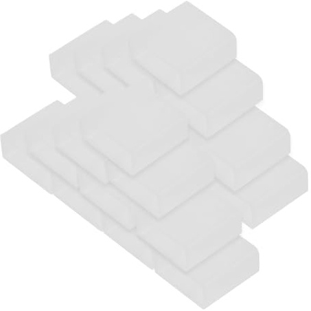 GAROZATION Tapas Protectoras para Puerto de Carga USB, Set de 20 Unidades de Silicona Transparente, Tapón Antipolvo para Enchufe USB Compatible Dispositivos Electrónicos