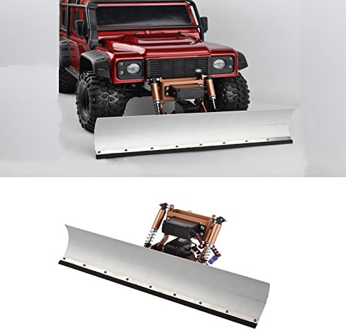 GAOXUQIANG 1/10 RC TRX4 Radio Control Snow Shovel und Servo Snow Sweeping-Werkzeuge für RC TRX4 TRX-4-Upgrade Teil TRX4-Zubehör