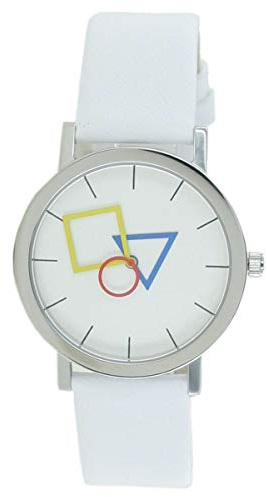 Aristo Bauhaus Unisex Uhr Edelstahl 4D85IW Leder weiß