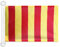 AZ FLAG - Drapeau Comté de Provence - 45x30 cm - Pavillon Nautique Provençal Spécial Bateau Et Extérieur En Maille Bloquée Avec Anneaux Plastiques Intégrés - 30g