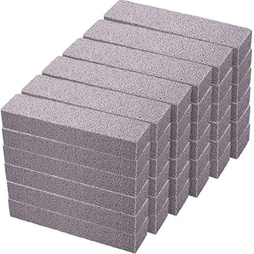 Chinco 36 Packs Pumice Stick for Cheaning, Pumice Scouring Stone Pad Removing Stain Grime Without Leaving Scratches for Kitchen Oven Stove Home Bathroom Toilet Pool House Cleaning Supplies