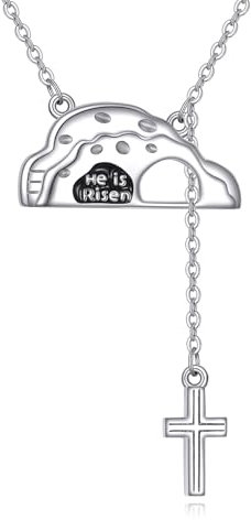 JERWLI Collier funéraire vide en argent sterling 925, cadeau pour femme.