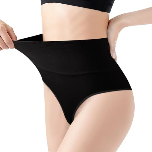 AOOSA String Gainant platt mage för kvinnor, osynliga skulpterande formande trosor, slimmande kroppsformare tanga mantel, formande stringtrosor för arbete, bröllop, fest, gå ut