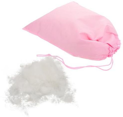 FONDOTIN Relleno para Almohadas y Cojines de Sofá 95% Plumas de Pato Natural Bolsa 1 Kg para Relleno de Edredones Ropa de Cama y Manualidades DIY Aislante y