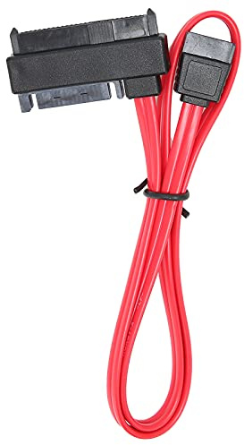 Akozon 0.5m 29Pin SAS to 7Pin Cable Adapter with 15Pin Power Connector - Lightweight, Compact Converter Cord for Easy Hard Drive Connections