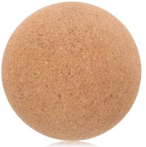 Homoyoyo Pelota de Masaje de Corcho para Fascia y Músculos Diámetro 6 CM Bola Pequeña para Pies Espalda y Cuello Herramienta Portátil para Masaje y Relajación Muscular en Casa o
