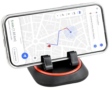 Astralong Mobilhållare för bil instrumentbräda, 360° rotation mobiltelefonhållare bil silikon halkfri, universell biltelefonhållare för smartphones