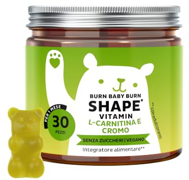 Bears with Benefits - Gommose Cromo e L-Carnitina - Metabolismo - 30 pezzi