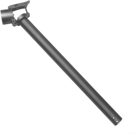 Alanmoship Palo pieghevole con base pieghevole in alluminio di ricambio compatibile con scooter elettrico MAX modello 9 680 × 100 x 70 mm (palo pieghevole nero)