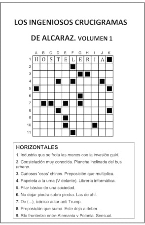 LOS INGENIOSOS CRUCIGRAMAS DE ALCARAZ. VOLUMEN 1.
