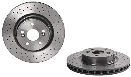 Brembo Xtra 09.8904.1X Bremsscheibe vorne, gelocht, 2 Stück
