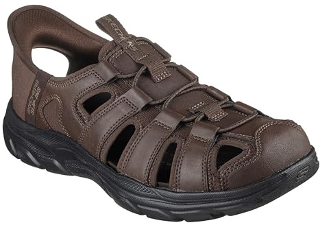 Skechers Slip-Ins Relaxed Fit: Revolted - Vartan Sandalias Hombre - 100% Cuero talla: 43