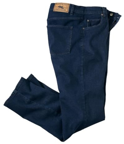 ATLAS FOR MEN - Jean Homme Regular - Jeans Stretch - Coupe Droite - Pantalon Homme - Disponible en Grandes Tailles