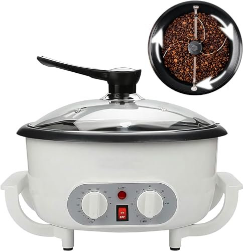 Tostatore Elettrico per Chicchi di caffè Chicchi di Arachidi al Forno Fornello per Popcorn Macchina per tostare l'asciugatrice Essiccazione del Grano Sonifer