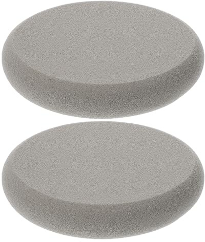 PRETYZOOM 2 Borlas Ovaladas para Maquillaje Facial Polvos Sueltos, Hechas de Poliuretano Flexible y Esponjosas Sensación Delicada y Acabado Profesional