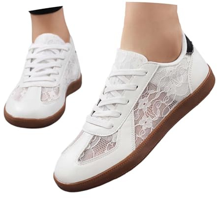 Chaussures Dirndl confortables pour femme - Chaussures folkloriques élégantes et respirantes - Maille - Fête de la bière - Chaussures plates et confortables