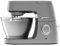 Kenwood Chef Elite KVC5320S Küchenmaschine, 4,6 l Edelstahl Rührschüssel, Interlock-Sicherheitssystem, Metallgehäuse, 1200 Watt, inkl. 3-Teiligem Patisserie-Set und Glas-Mixaufsatz, Silber