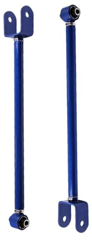 maXpeedingrods 2x Barras de Amortiguador para BMW Serie E36 E46 X3 Z4 E83 E85 E86 E89, Brazo de Control Trasero de Suspensión con Soporte de Elevación, Amortiguadores de Gas, Resorte de Gas Rojo Azul