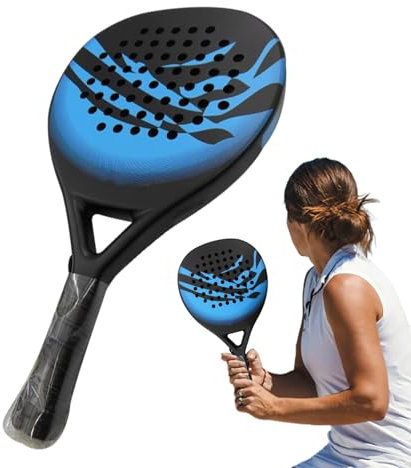 Palas de Pádel,Set de Palas de Pádel para Playa y Actividades Exteriores | Equipo Deportivo Antivibración para Hombres Mujeres Adultos y Principiantes