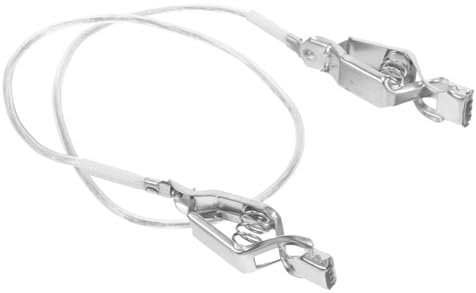 Luxshiny Clips de Fil pour Fleuret, Cordon de Clôture à Main, Pince de Câble en Acier Inoxydable pour Entraînement D’Escrime