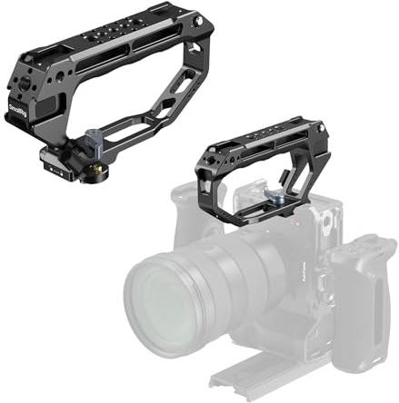 SmallRig D-Style NATO Rail Top Handle with Quick Release Clamp, Cold-Resistant Silicone Grip, 1/4-20 & 3/8-16 Mounting Holes for Camera, Monitor, Microphone, Versatile Handheld Rig Handle-5661