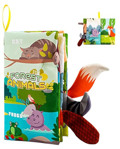 Genérico Libros Crujientes para Niños - Juguetes Educativos De Viaje Masticables Chirriantes,Juguetes Crujientes para Niños,para Y Niñas Hogar Preescolar Viaje Juego Fiesta Interior Y Exterior