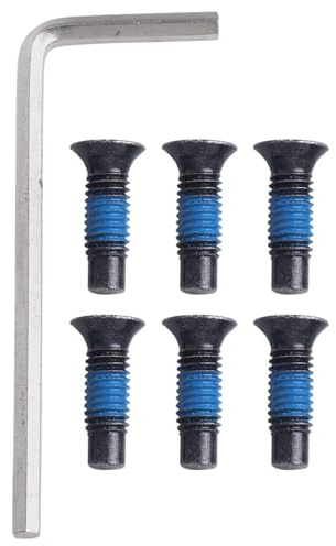 MeevrgR Juego de tornillos de montaje para patinetes eléctricos Ninebot ES1/ES2/ES4 y Max G30, acero inoxidable 16 x 8 mm, paquete de 6 con llave, compatible con montaje de barra de manillar