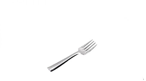 Salvinelli Forchetta per finger food, in acciaio inox F100FGSP, pronta per essere piegata, spessore 0,8 mm, lunghezza 102 mm