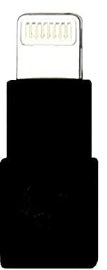 KOKKIA Slim_Lightning_Extender_Black : Tiny, Slim Male to Female 8-pin Connector Extender, Compatible with iPhone, iPad, iPod with 8-pin Connector. Compatible with i10L, 10L_Pro Splitter.