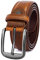 GSG SINCE 1998 Klassischer Ledergürtel für Herren - 37mm breit Gürtel Herren Leder Für Business und formelle Anlässe Gürtel für Männer Ledergürtel in Geschenkbox Braun 40-44 inch