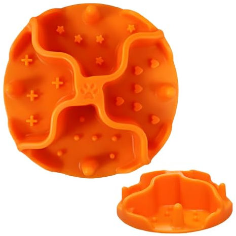 Slow-Food-Pad für Haustiere, Slow-Food-Matte für Hunde - Dog Licky Slow Food Pad mit Saugnapf - Wiederverwendbare Leckpad-Kisten-Trainingsspielzeug, Katzenleckerli-Futtermatte für Haustiere, mittelgro