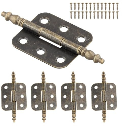 4pcs Charniere Porte Placard, Charniere, Charnières en Métal Antique, Charnière Plate, Petite Charniere, Charnière Meuble, 70 X 35 mm, Applicable Aux Meubles, Quincaillerie, Placard, Porte, Tiroir